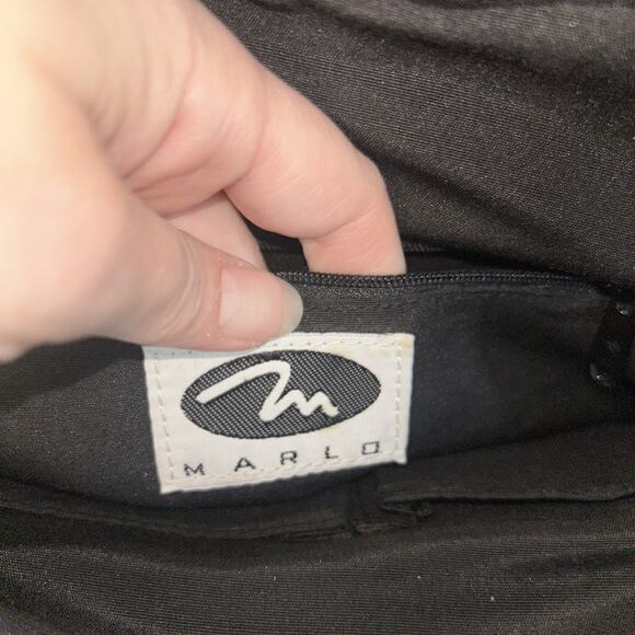 Marlo Tapestry HANDBAG & MAKE-UP purse Satchel Yellow Orange pink FLOWERS - Picture 5 of 6